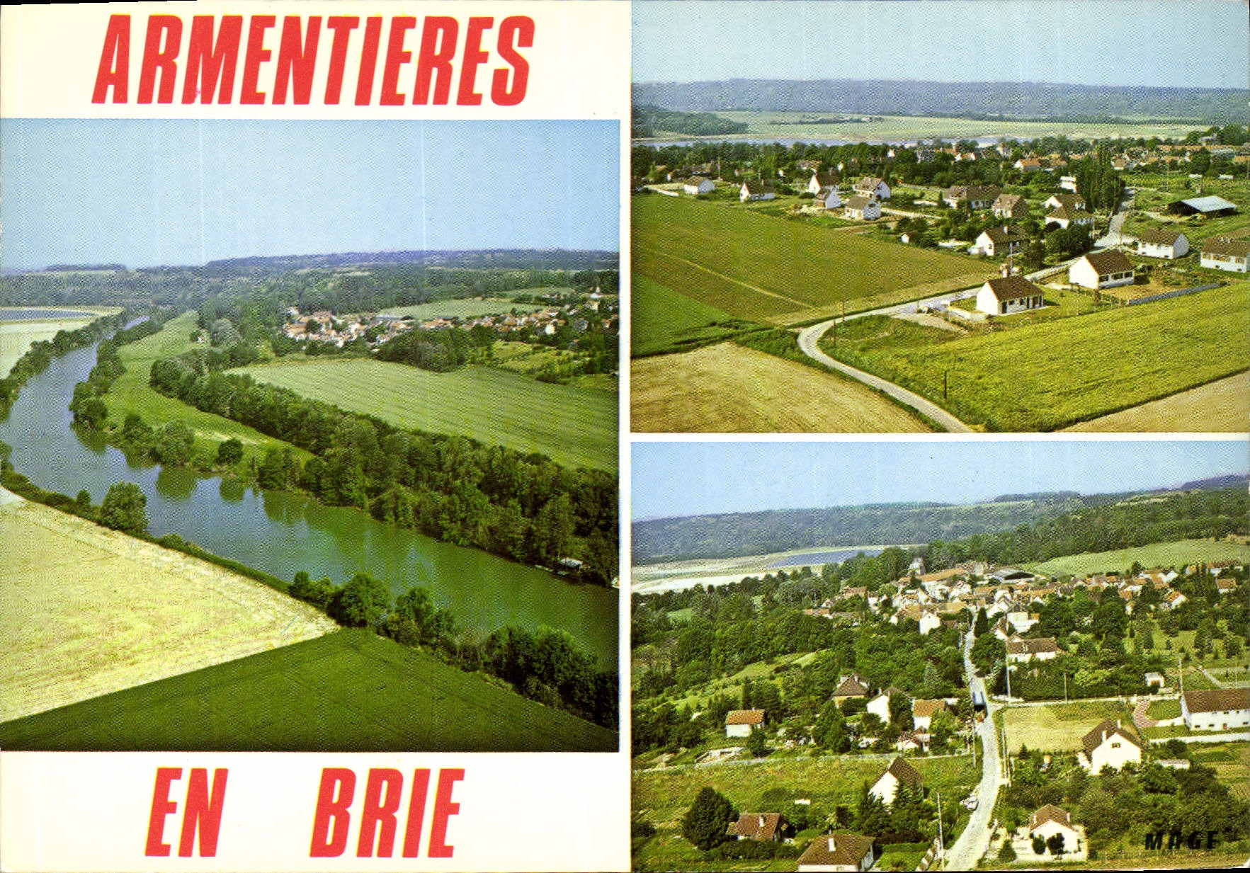 CPSM Armentieres en Brie (S et M) Vue generale