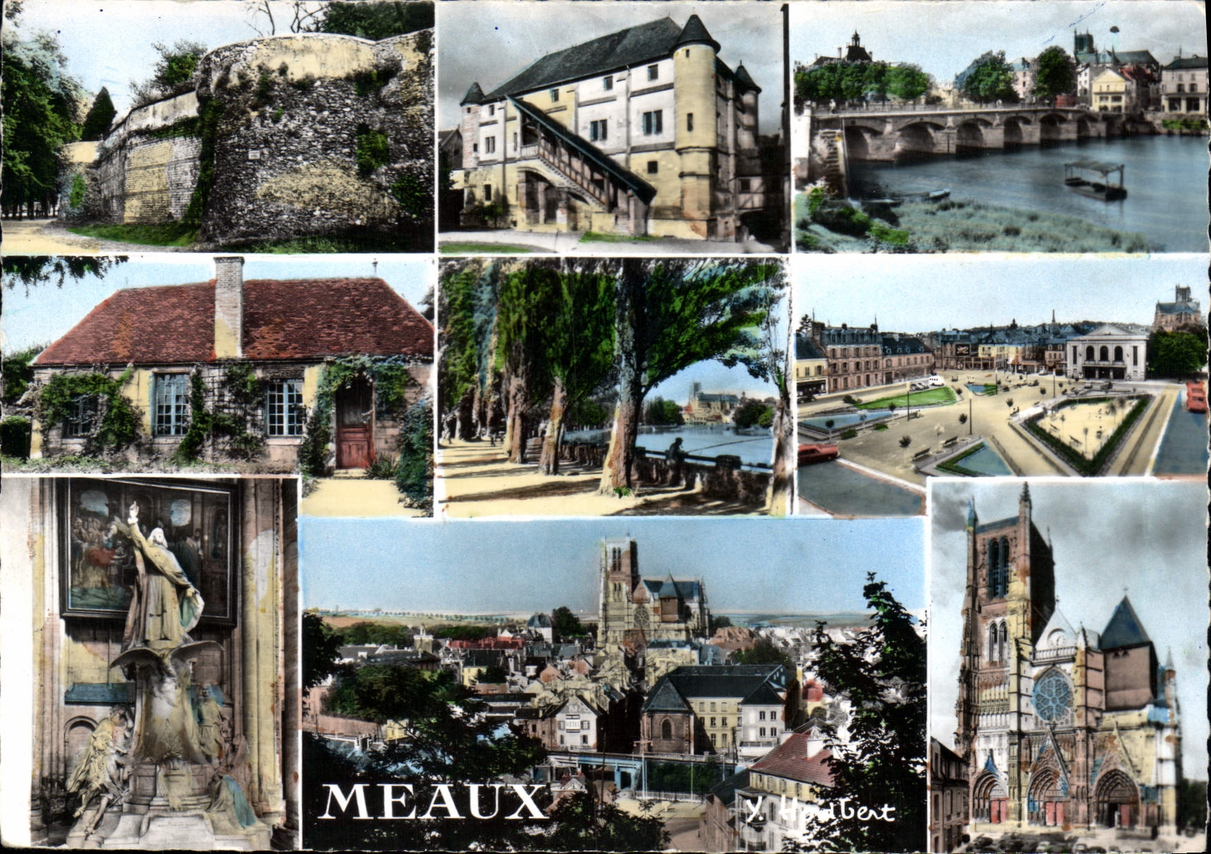 CPSM Meaux (Seine et Marne) Les Anciens rempats