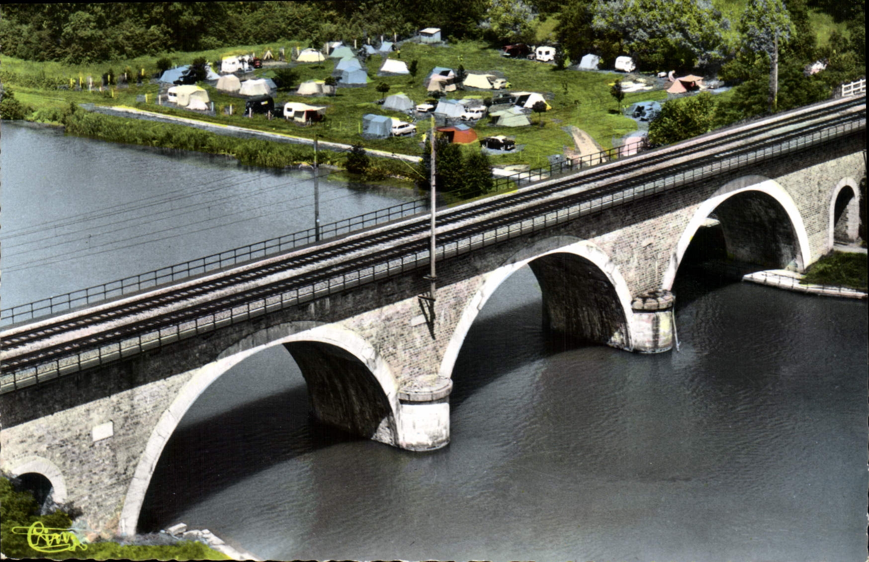 CPSM Trilport (S et M) Le Camping Vue aerienne