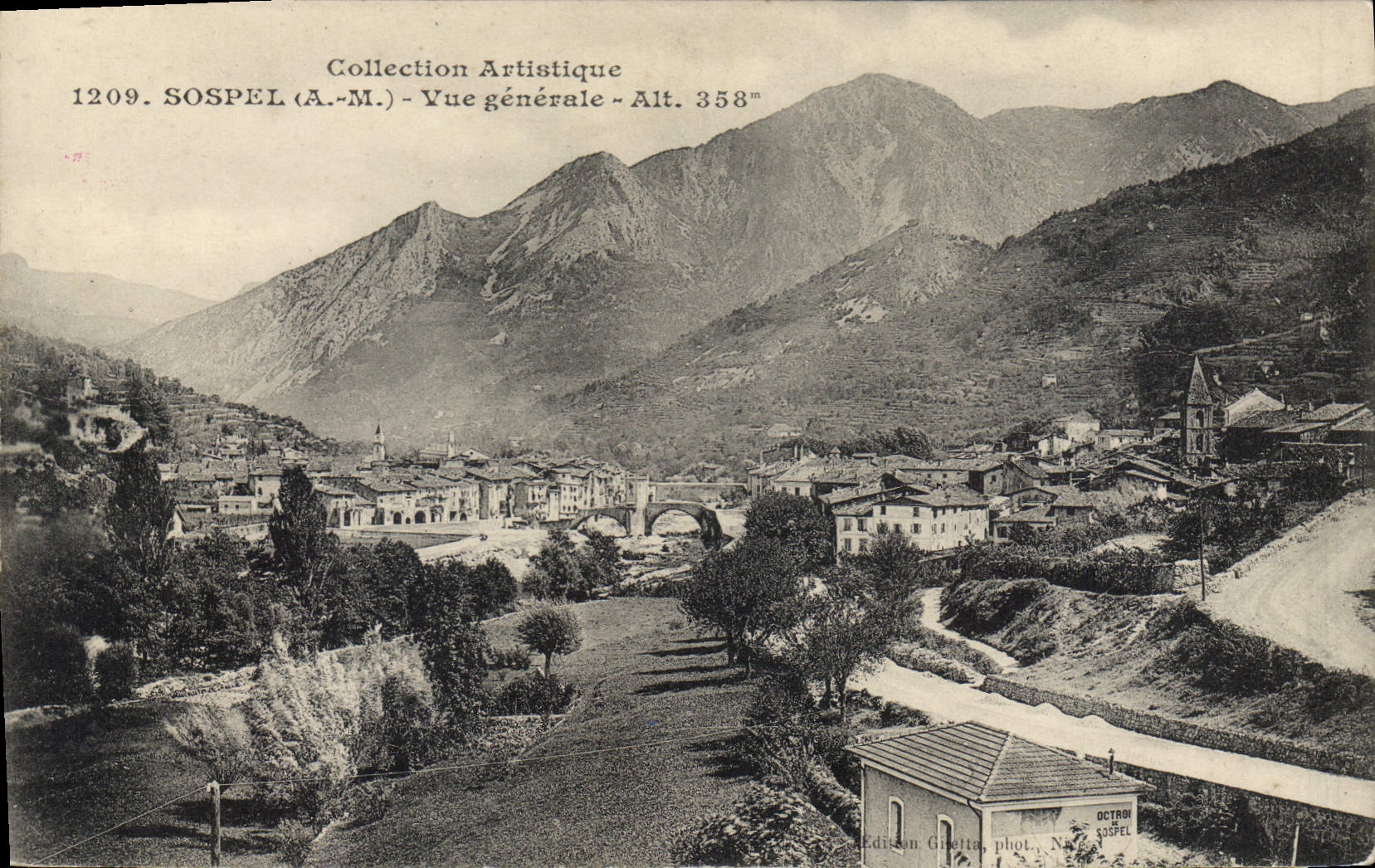 CPA Collection Artistique Sospel (A M) Vue generale