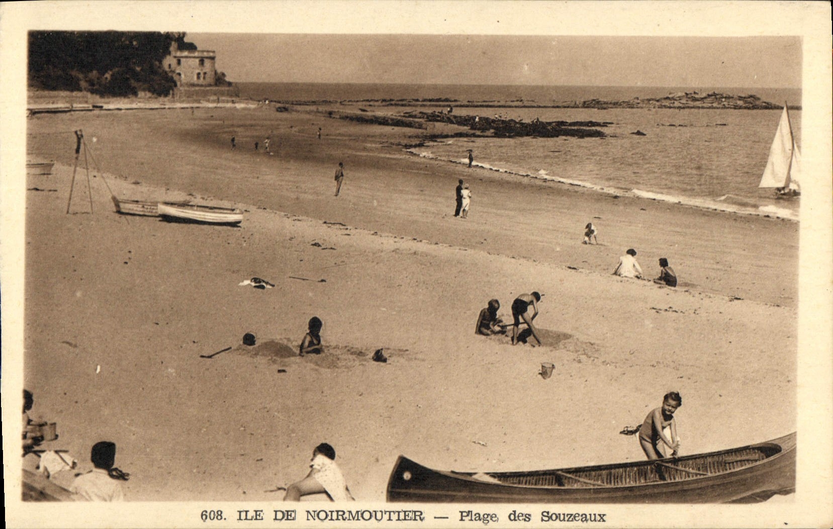 CPA Ile de Noirmoutier Plage des Souzeaux