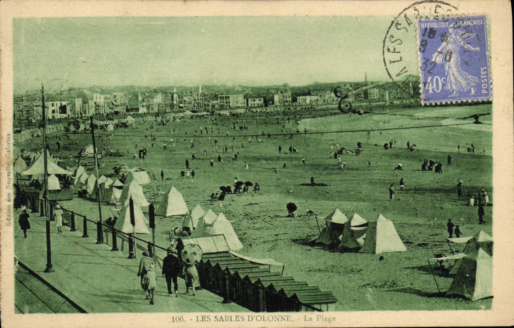 CPA Les Sables d'Olonne La Plage