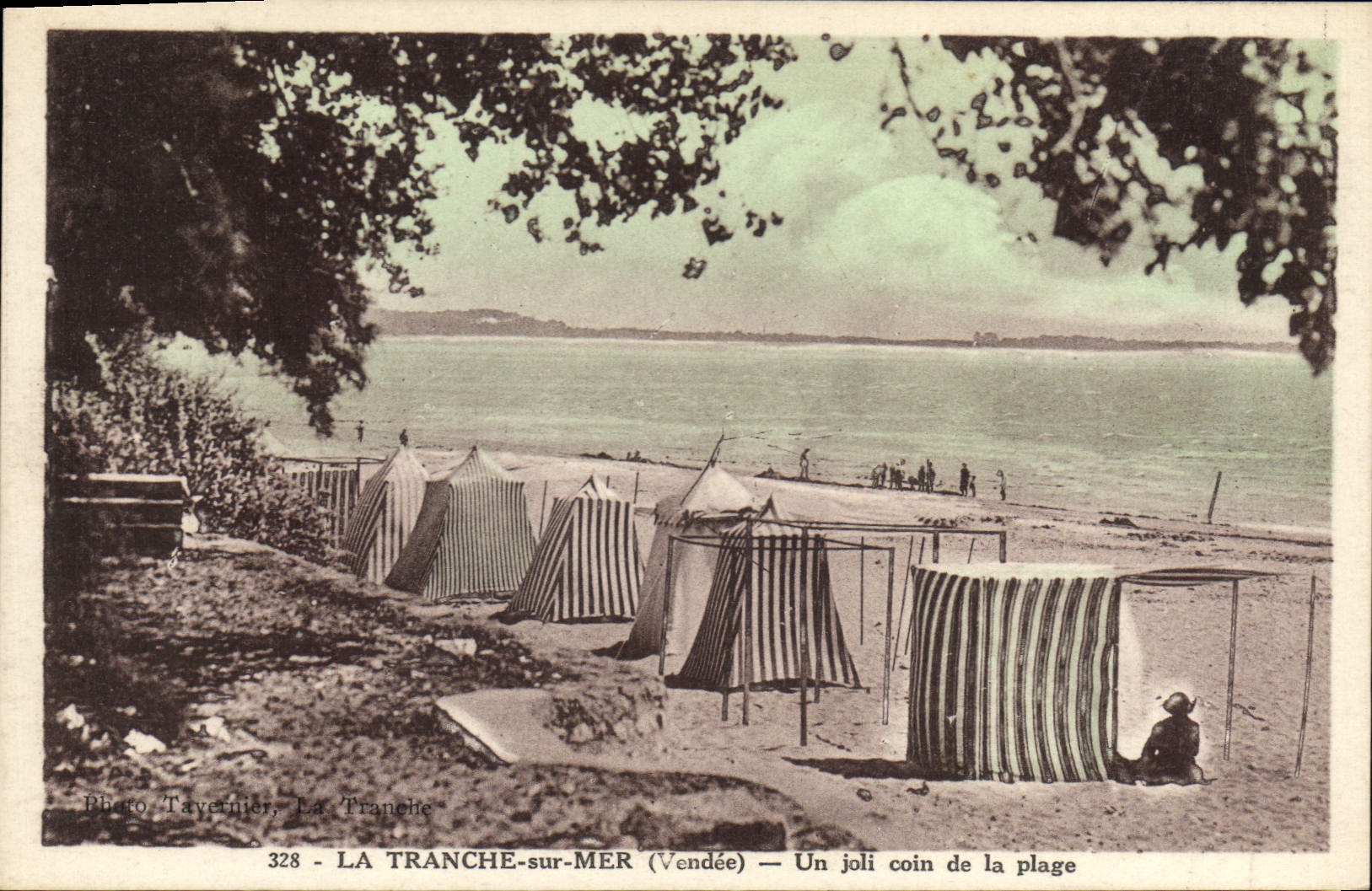 CPA La Tranche sur Mer Un joli coin de la Plage