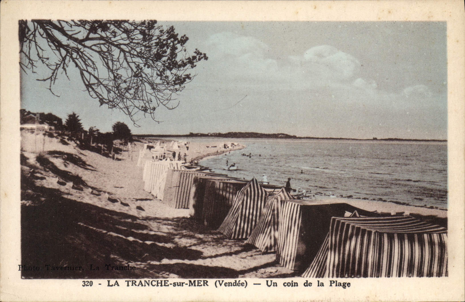 CPA La Tranche sur Mer (Vendee) Une coin de la Plage