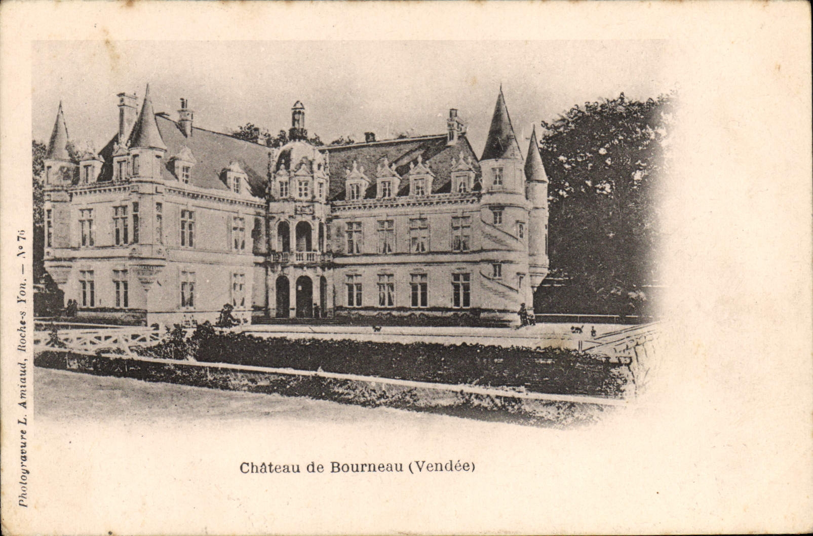 CPA Chateau de Bourneau (Vendee)