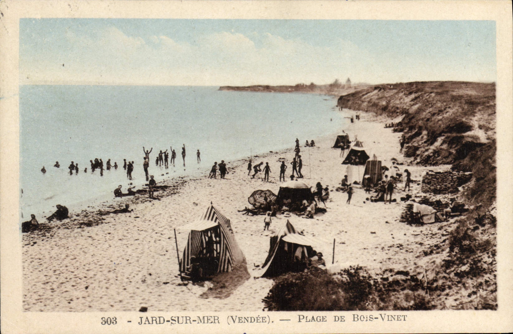CPA Jardin sur Mer (Vendee) Plage de Bois Vinet