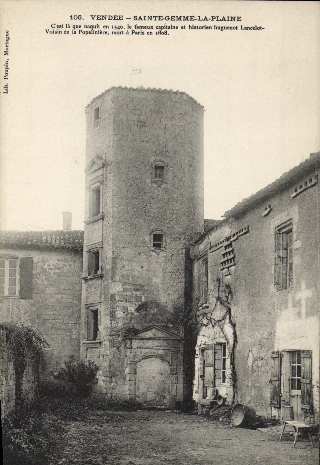 CPA Vendee Sainte Gemme la Plaine