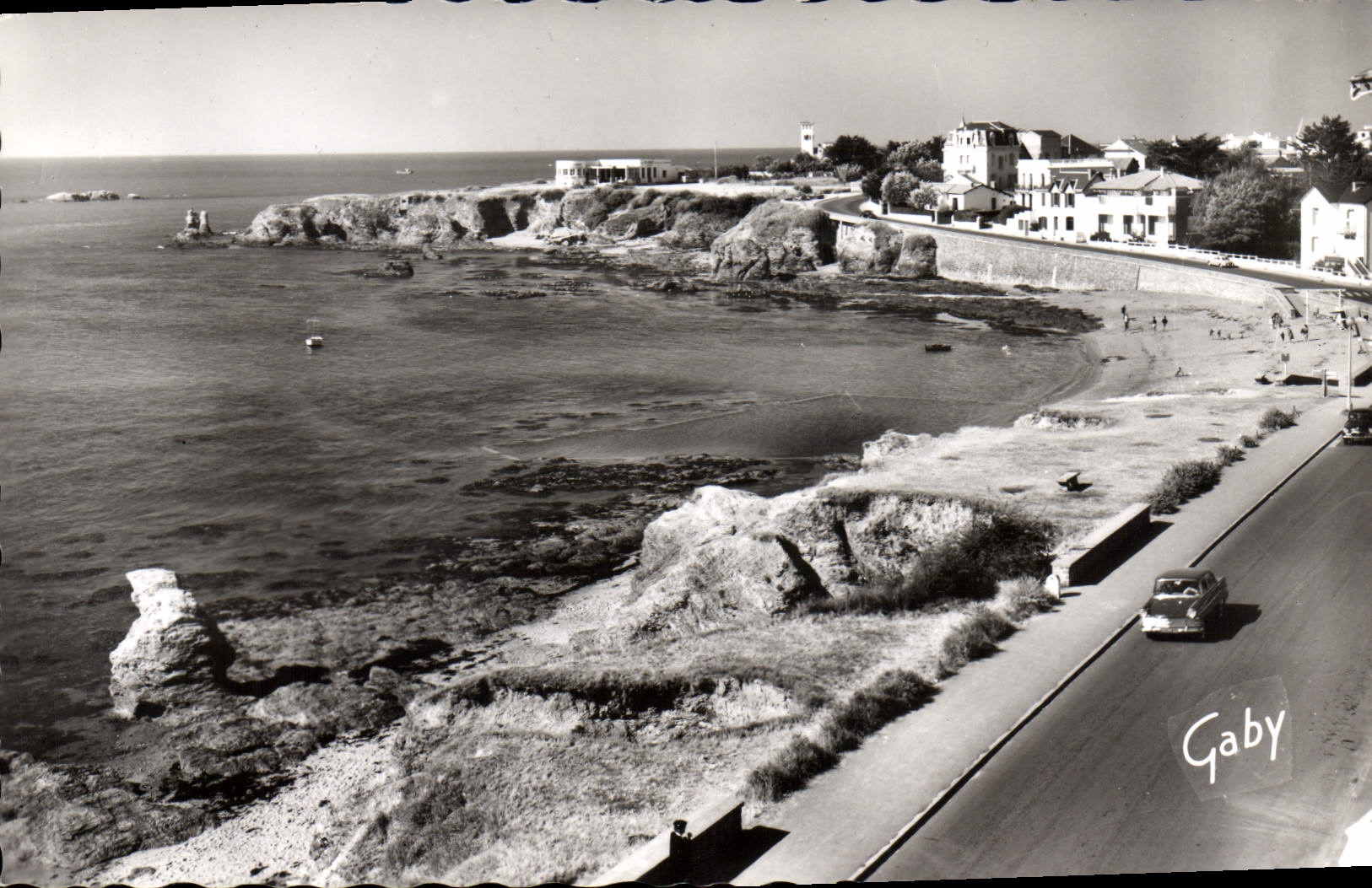 CPA Croix de Vie (Vendee) Plage de la Pelle a Porteau