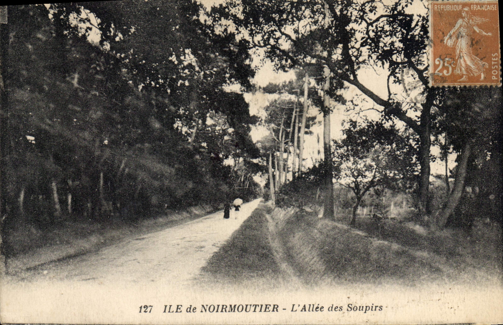 CPA Ile de Noirmoutier L'Allee des Soupirs