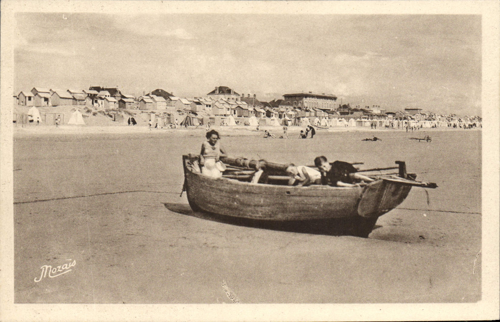 CPA St Jean de Monts (Vendee) L'Immenac Plage a basse mer