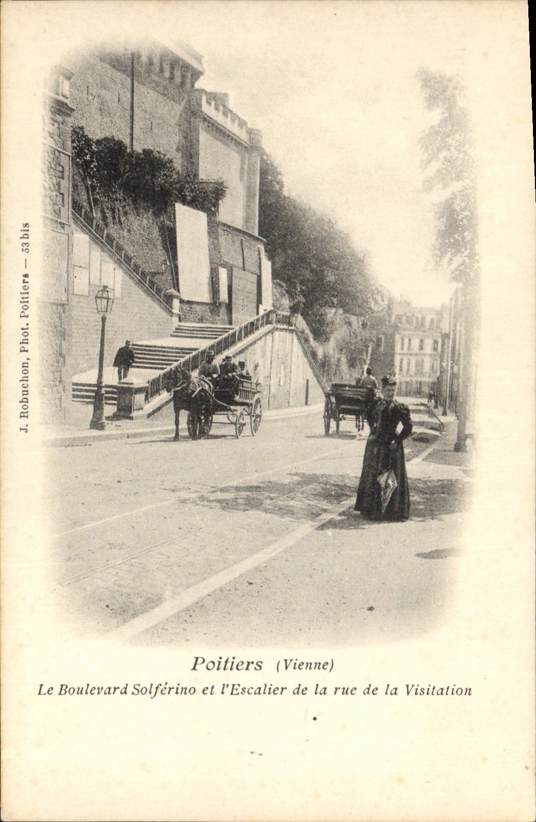 CPA Poitiers (Vienne) Le Boulevard Solferino