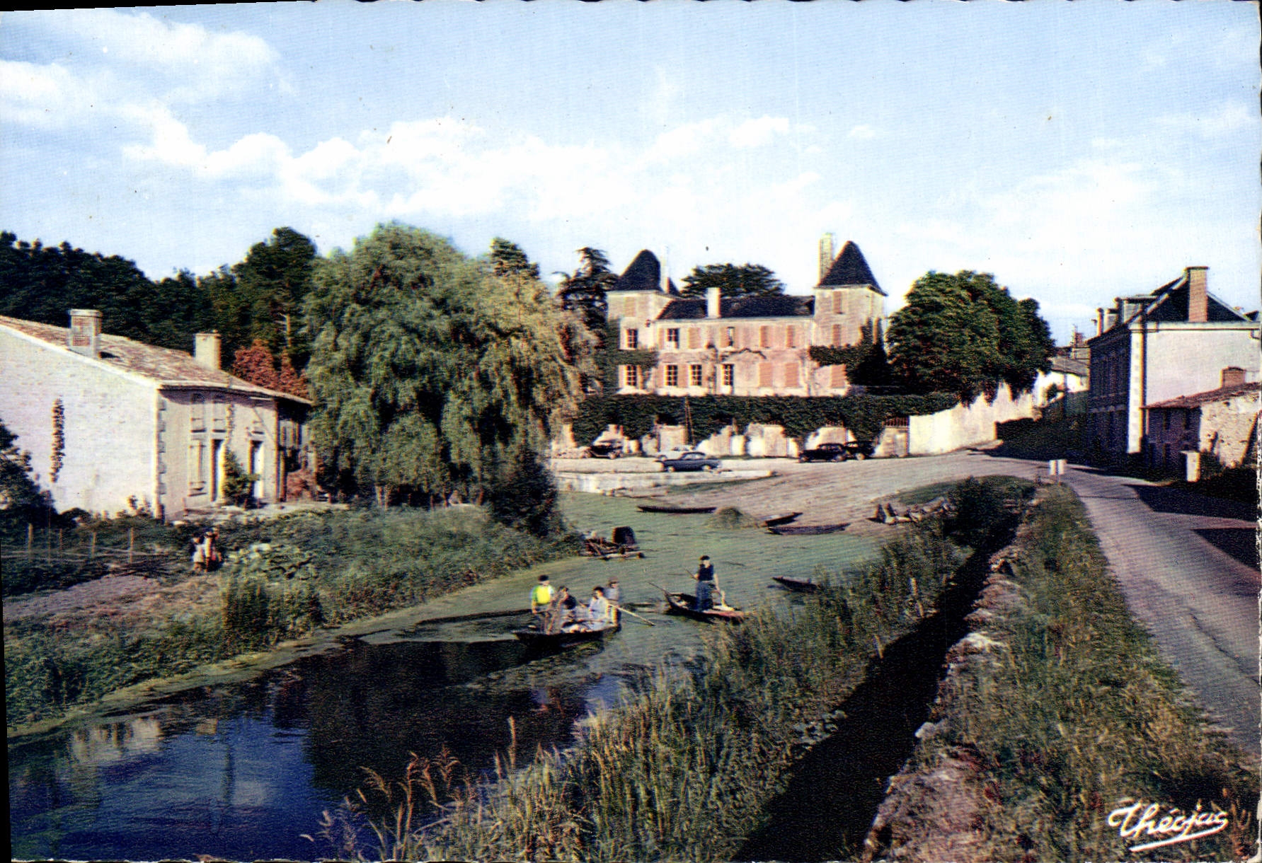 CPSM Marais Poitevin Le Logis d'Arcais