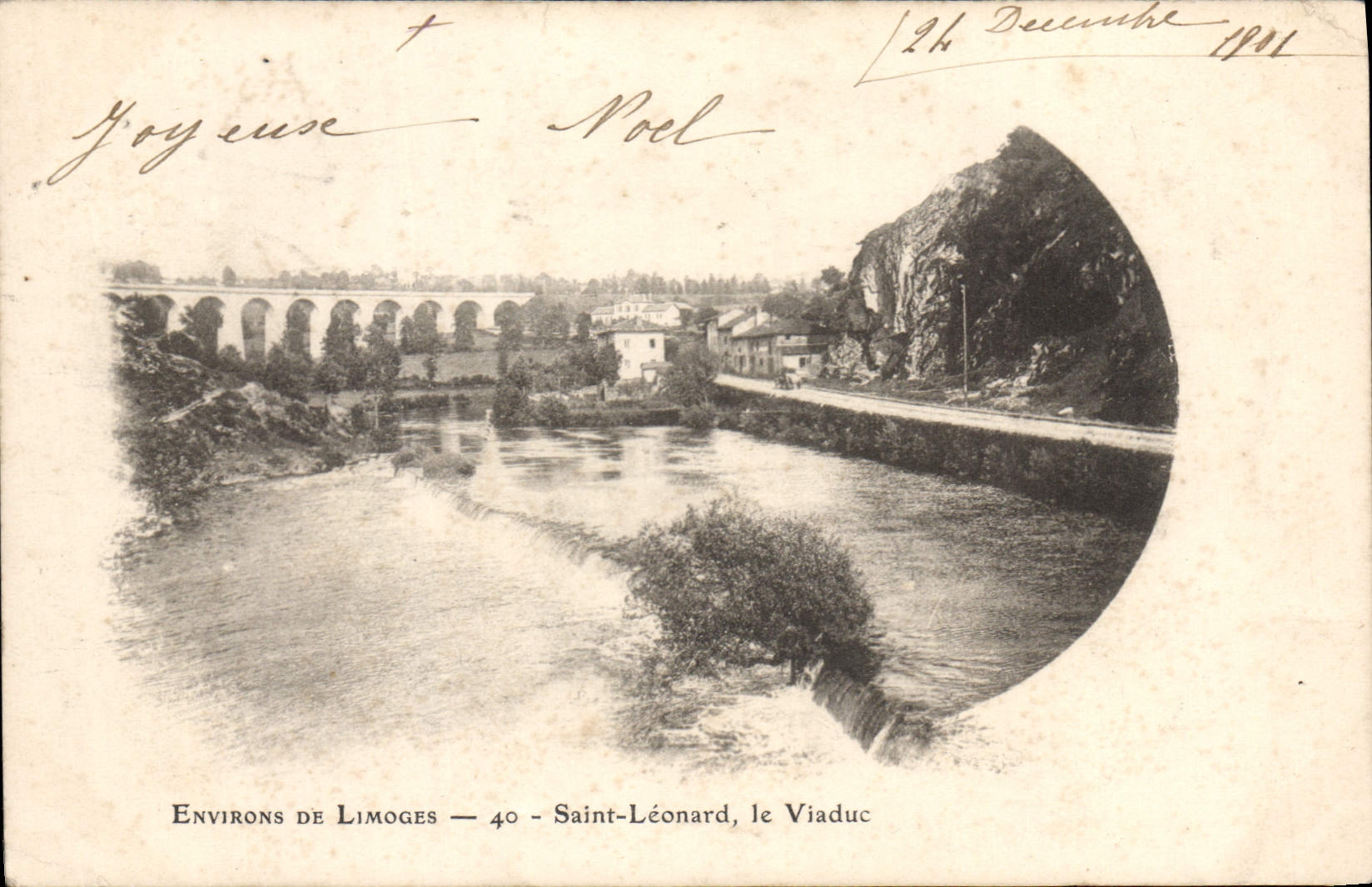 CPA Environ de Limoges Saint Leonard Viaduc