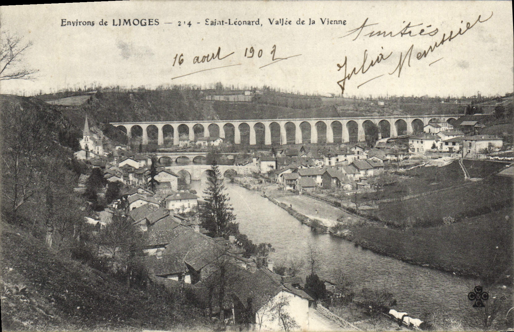 CPA Environ de Limoges Saint Leonard vallée de la Vienne