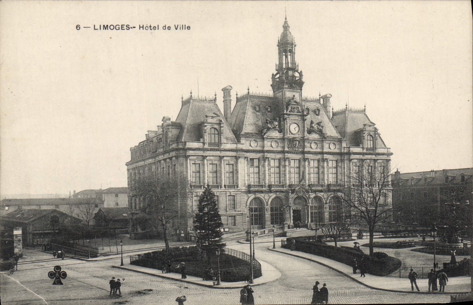 CPA Limoges Hotel de Ville