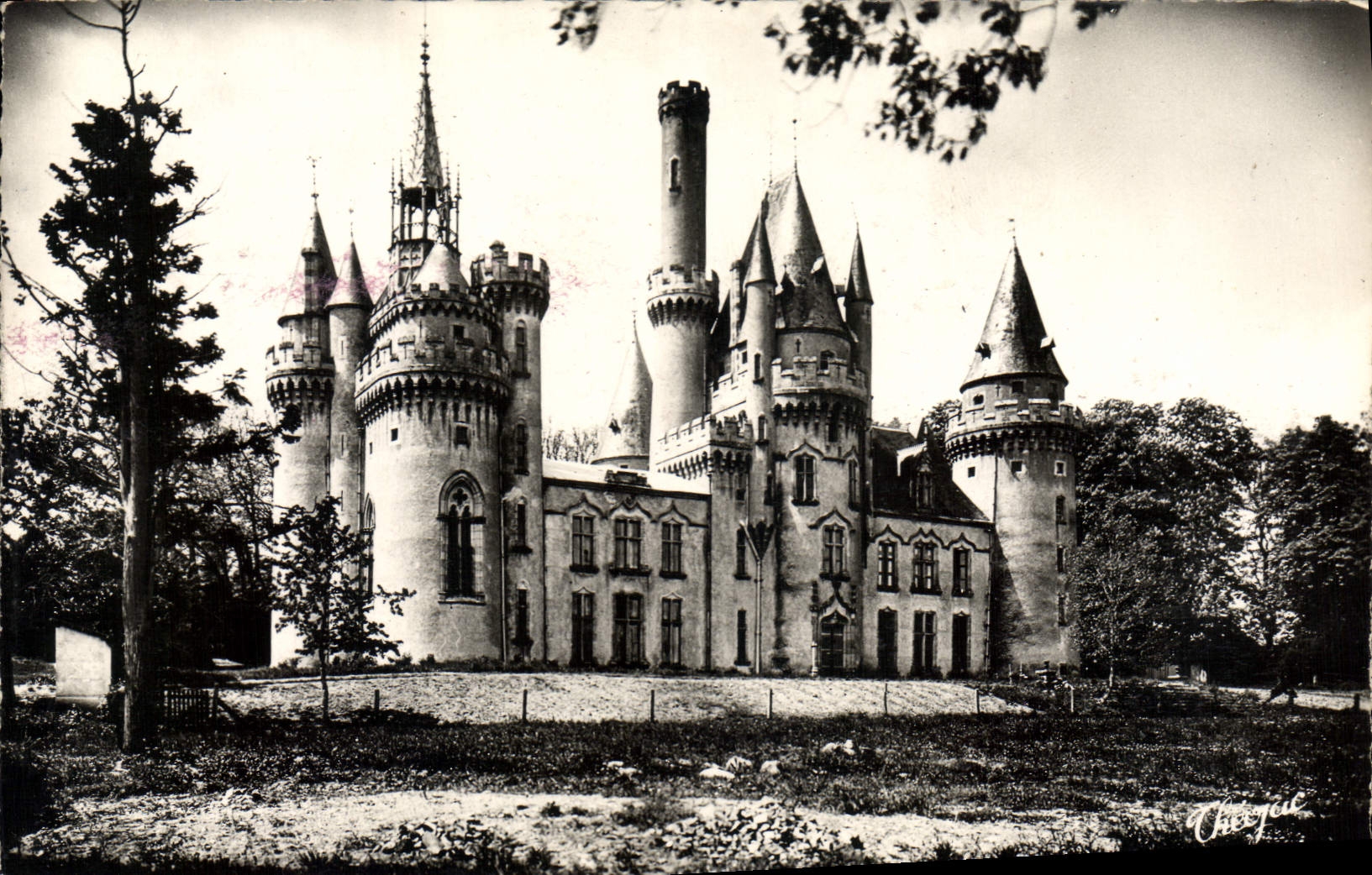 CPA Haute Vienne Chateaux en Limousin Château de Bagnac