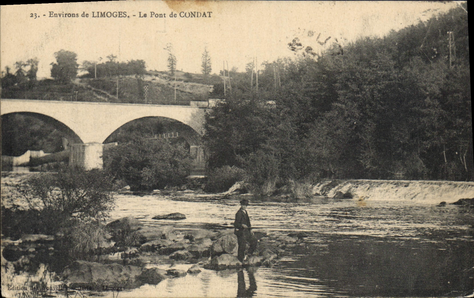 CPA Environs de Limoges Le Pont de Condat