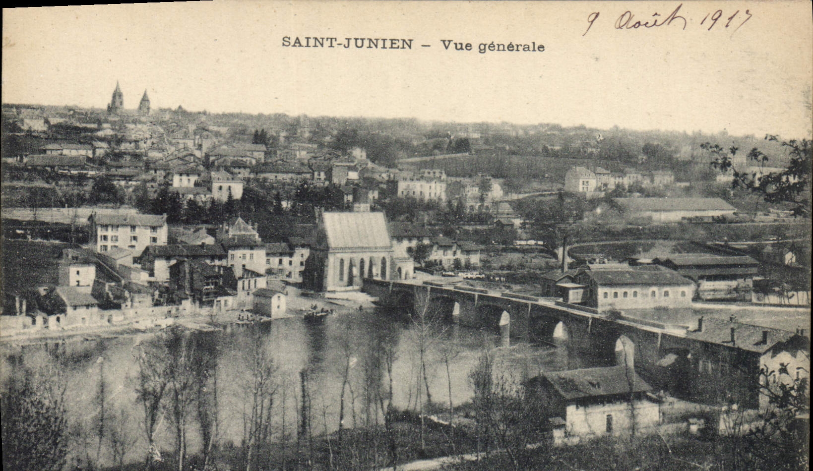 CPA Saint Junien Vue generale