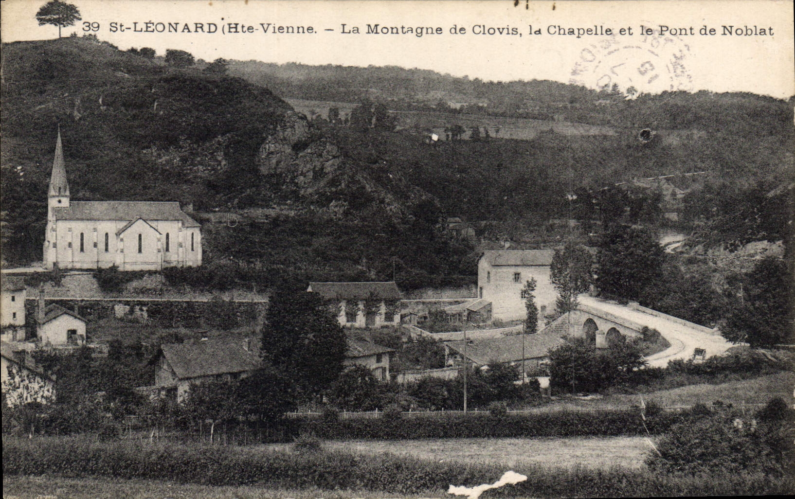 CPA St Leonard (Haute Vienne) La Montagne de Clovis