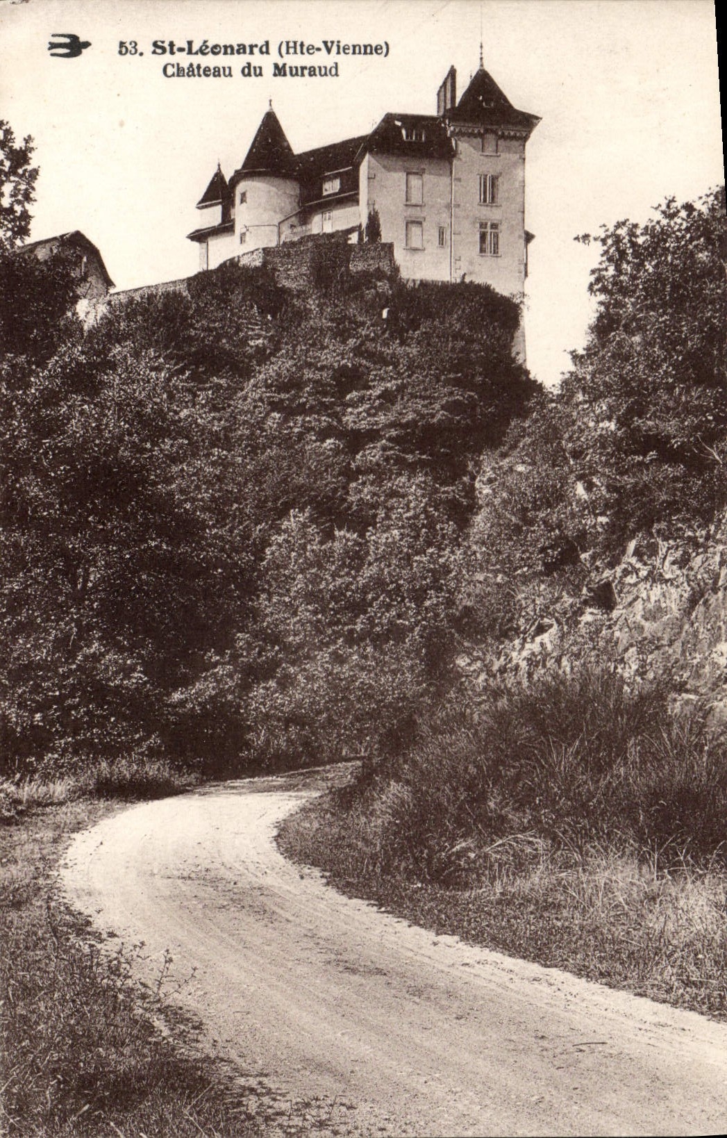 CPA St Leonard (Haute Vienne) Chateau du Muraud