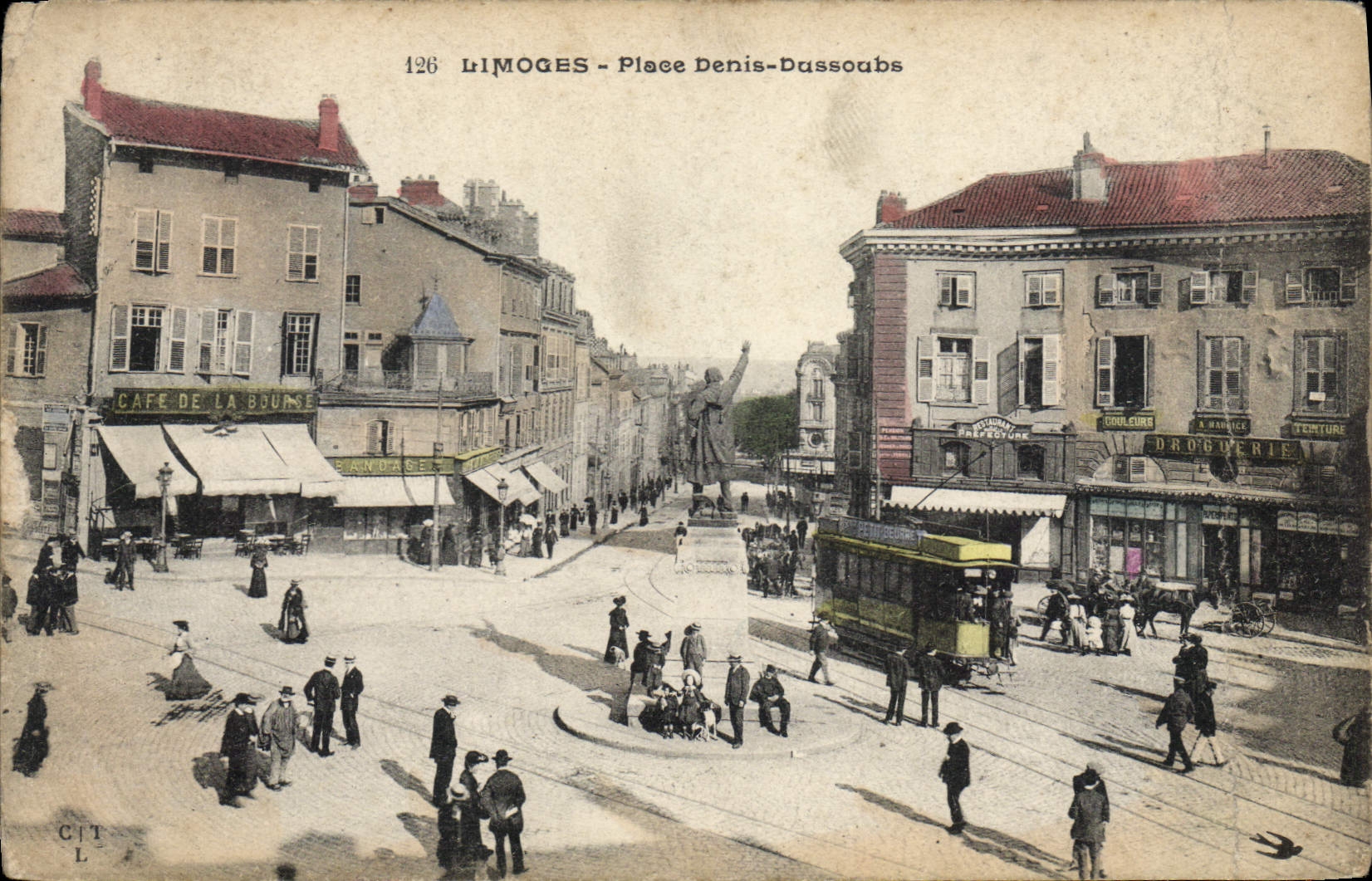 CPA Limoges Place Denis Dussoubs