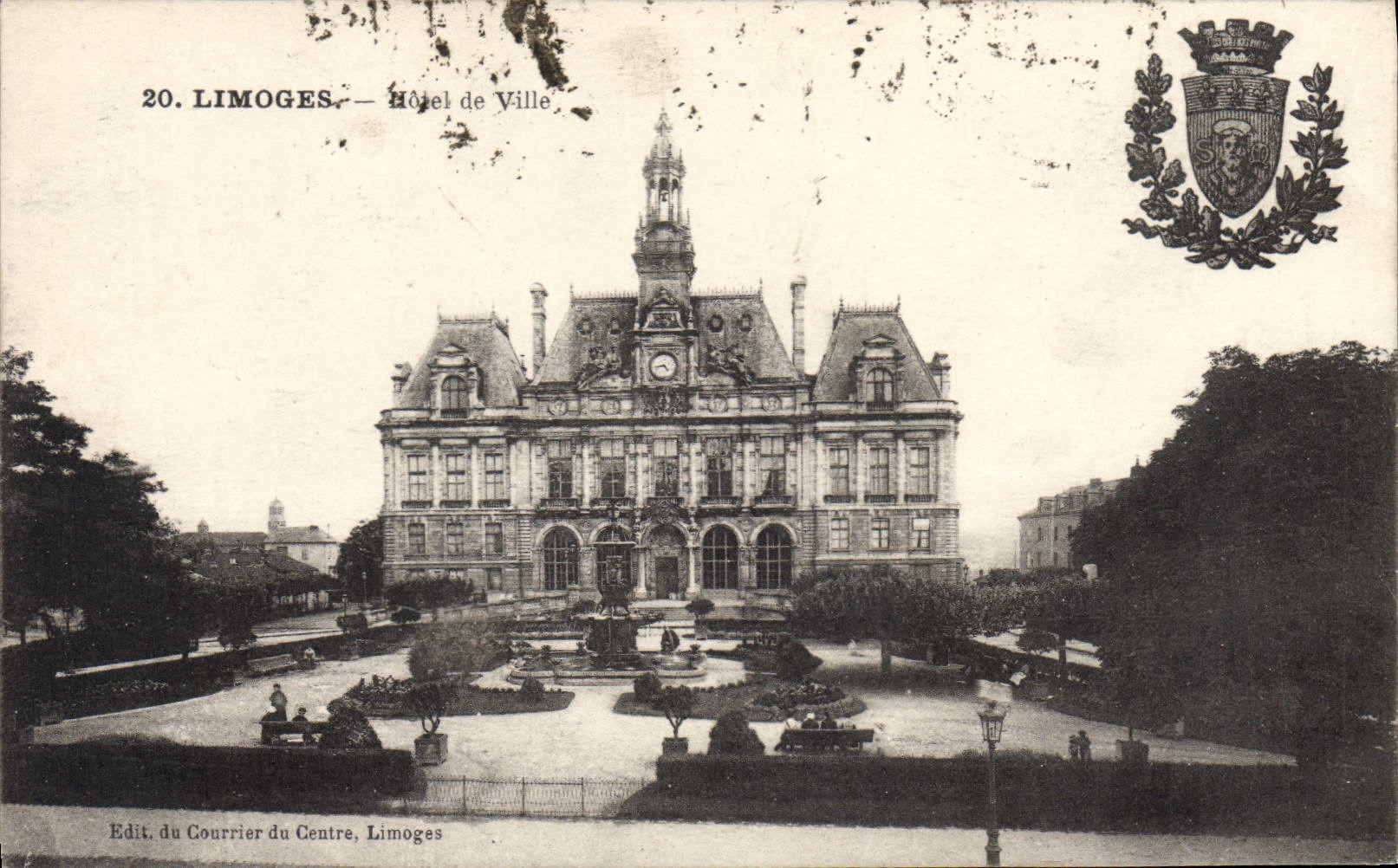 CPA Limoges Hotel de Ville