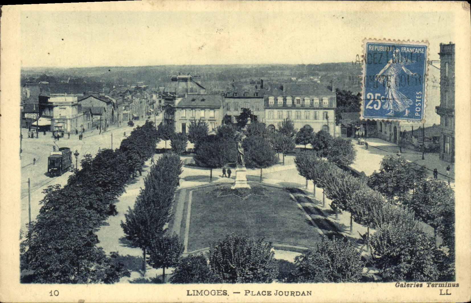 CPA Limoges Place Jourdan