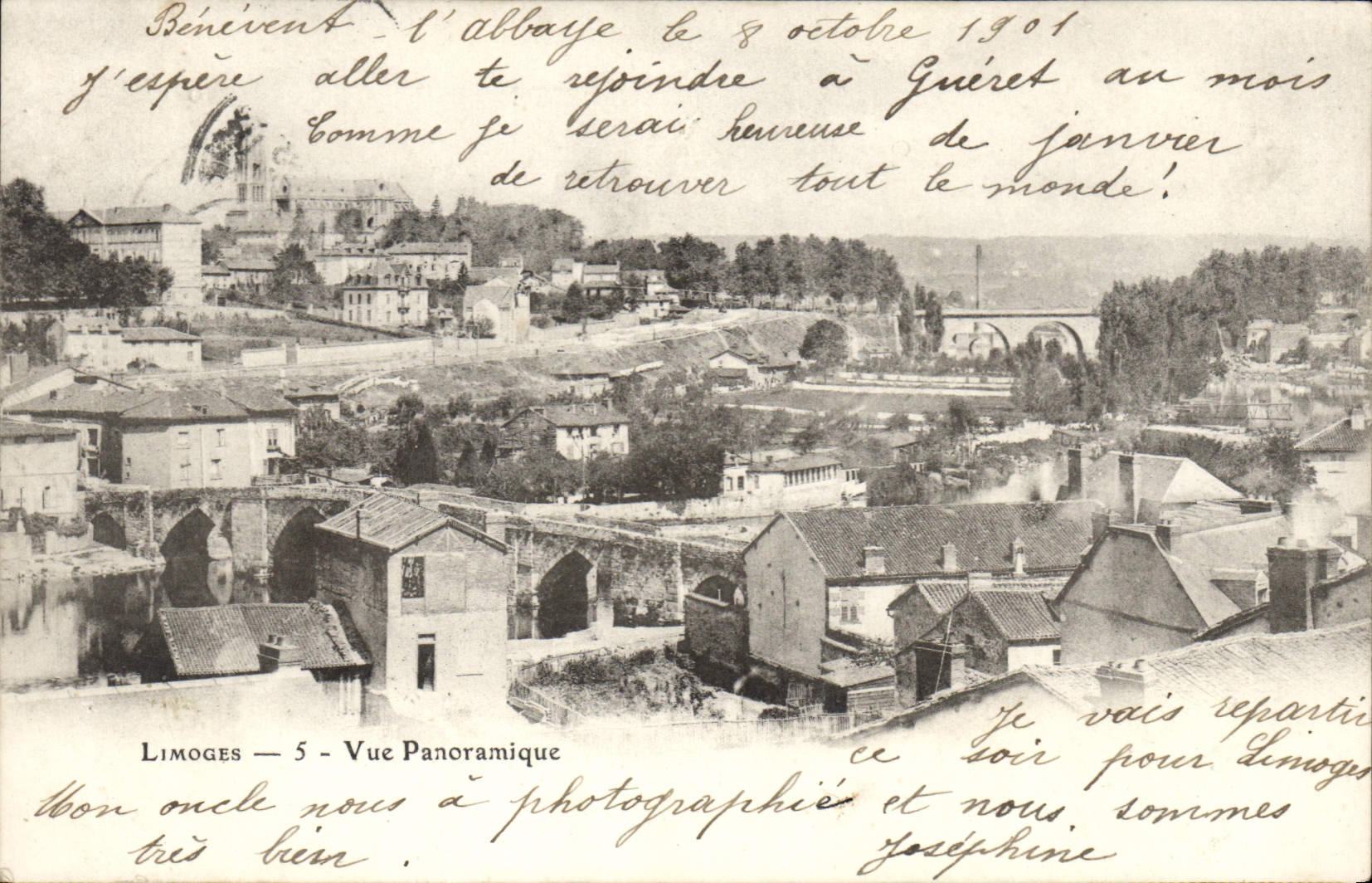CPA Limoges Vue Panoramique