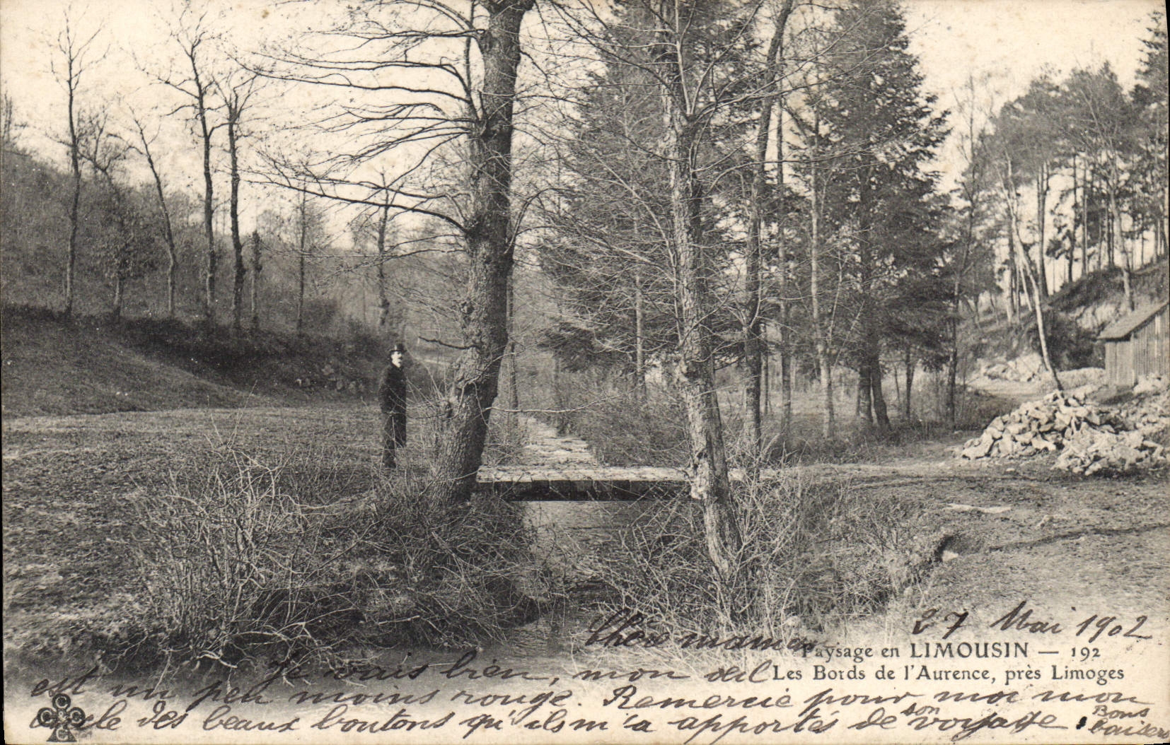 CPA Paysage en Limousin Les Bords de L'Aurecnce Pres Limoges