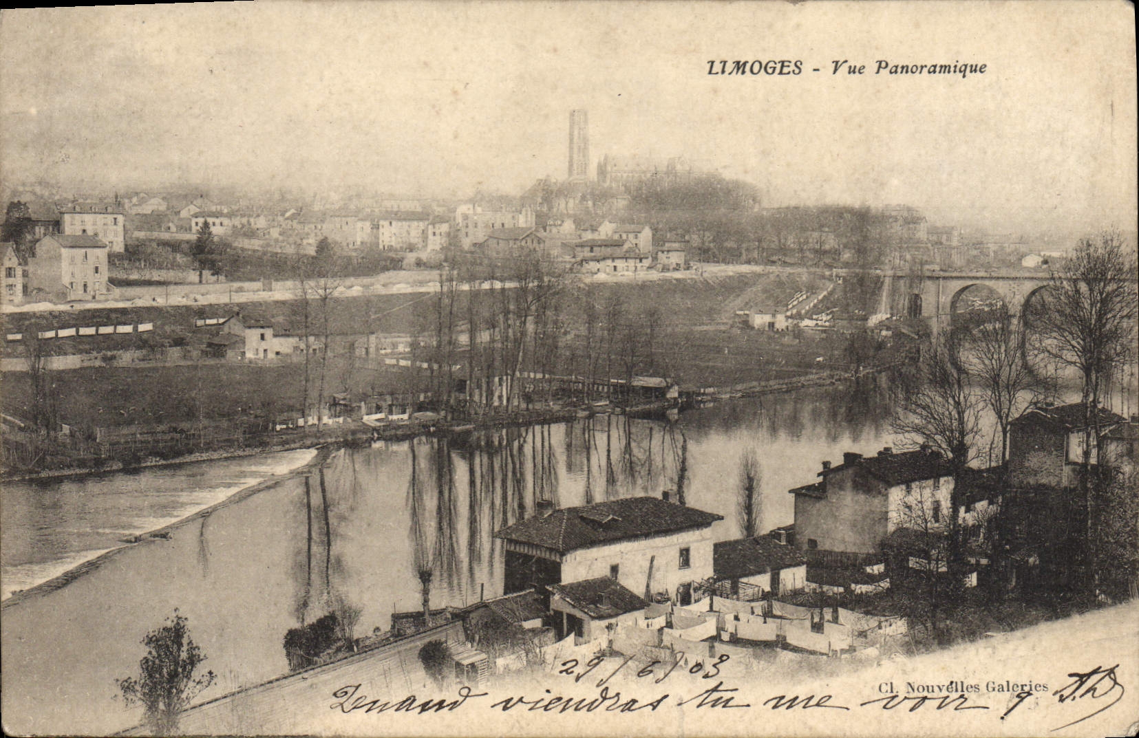 CPA Limoges Vue Panoramique