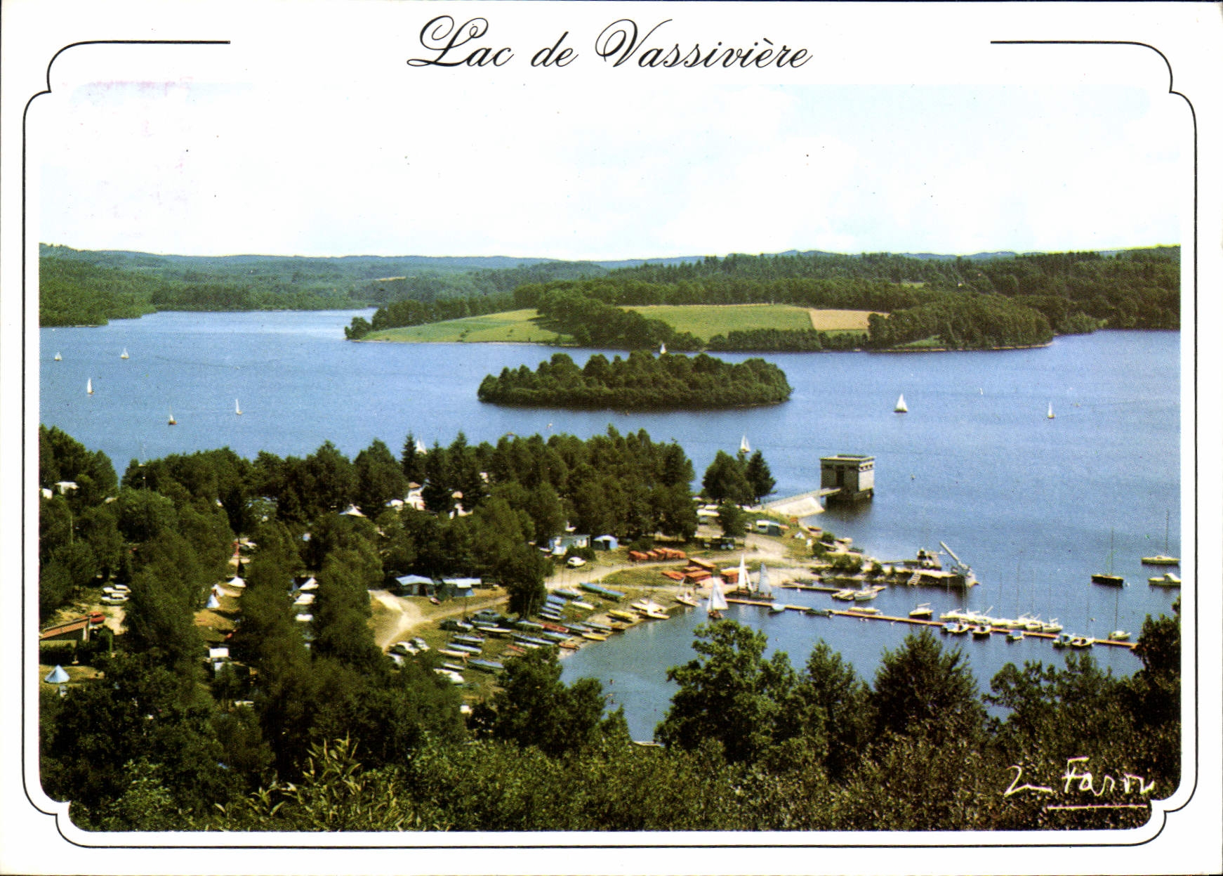 CPSM Lac de Vassiviere