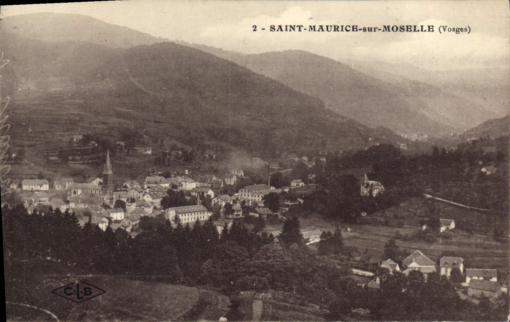 CPA Moselle St Maurice sur Moselle (Vosges)