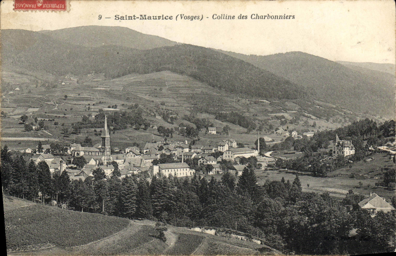 CPA Moselle St Maurice sur Moselle (Vosges) Colline des Charbonniers