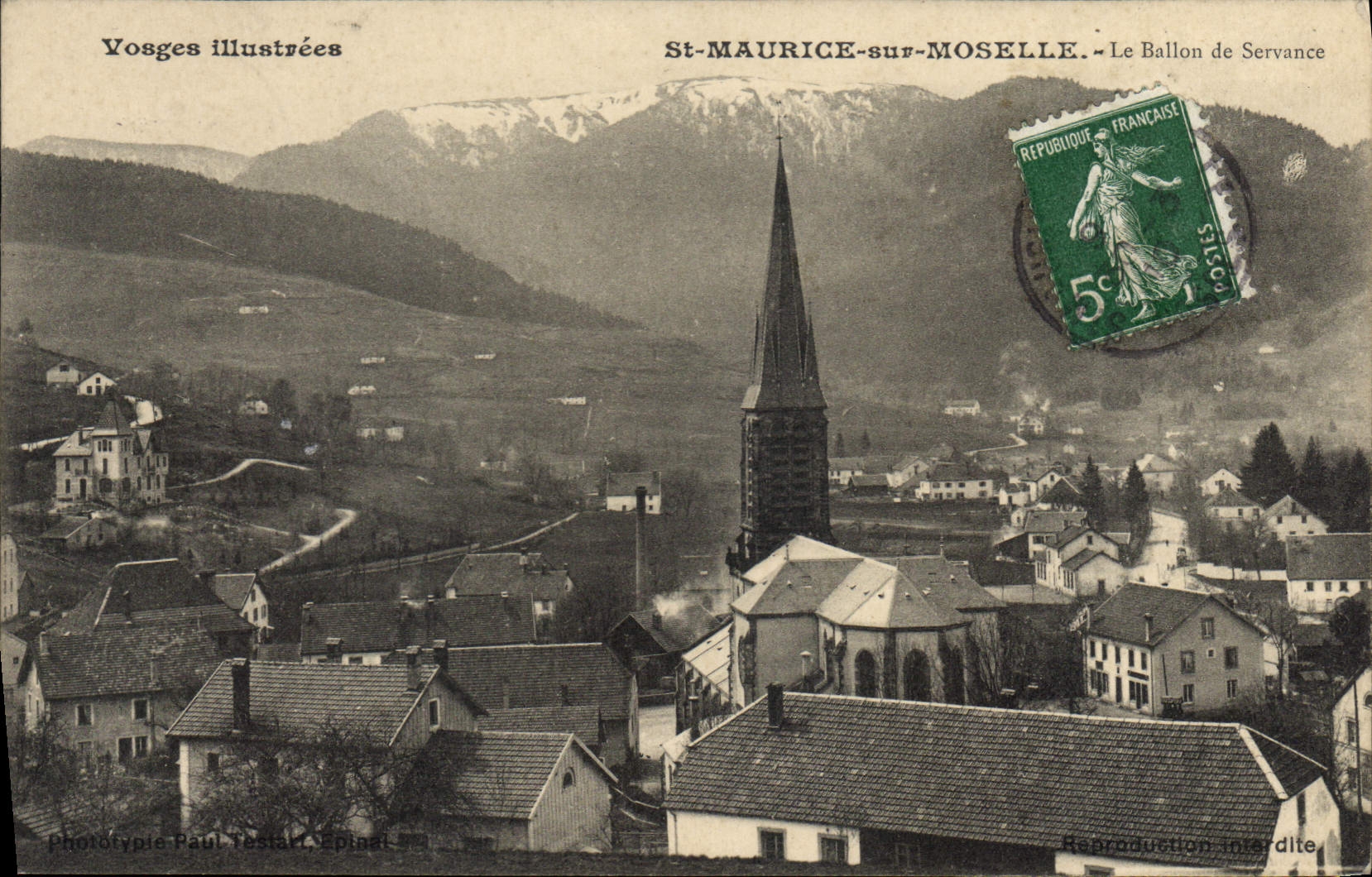 CPA Moselle St Maurice sur Moselle Le Ballon de Servance