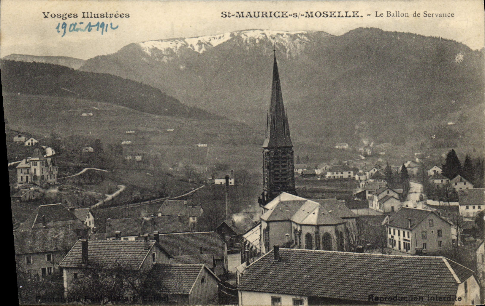 CPA Moselle St Maurice sur Moselle Le Ballon de Servance