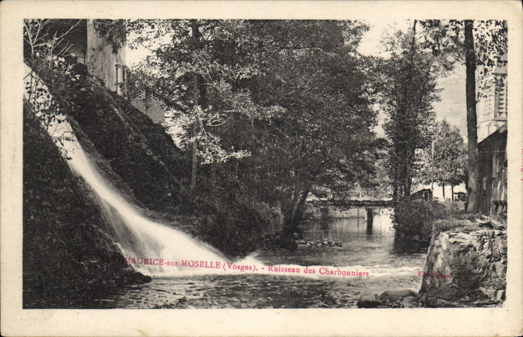 CPA Moselle St Maurice sur Moselle (Vosges) Ruisseau des Charbonniers