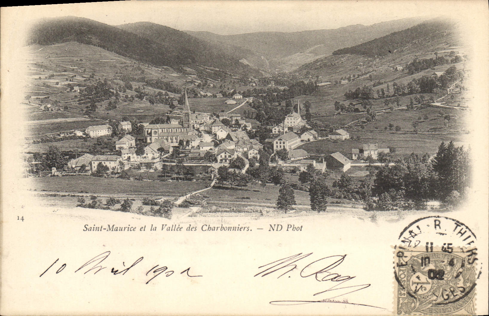 CPA Saint Maurice et la Vallee des Charbonniers