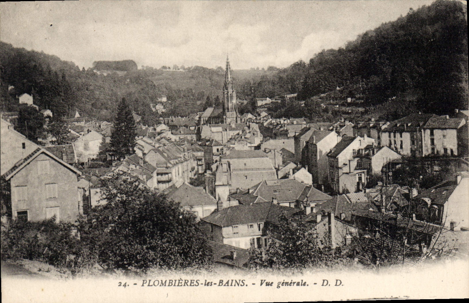 CPA Plombieres les Bains Vue generale