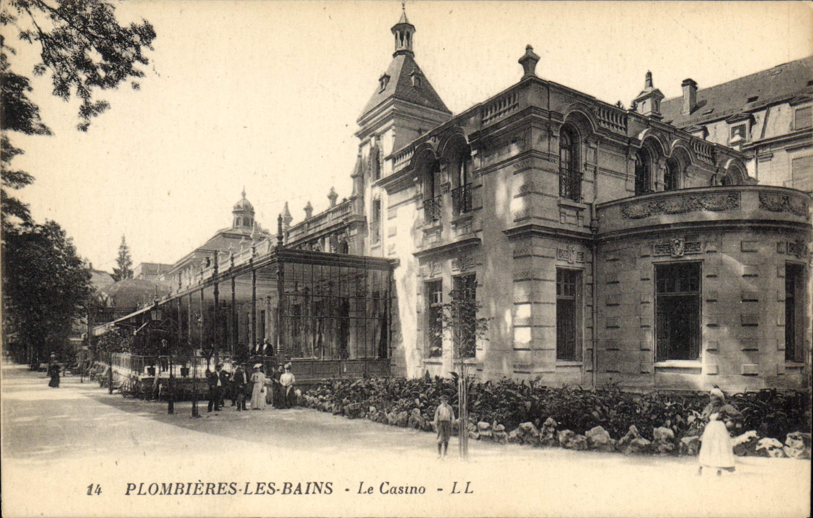 CPA Plombieres Les Bains Le Casino