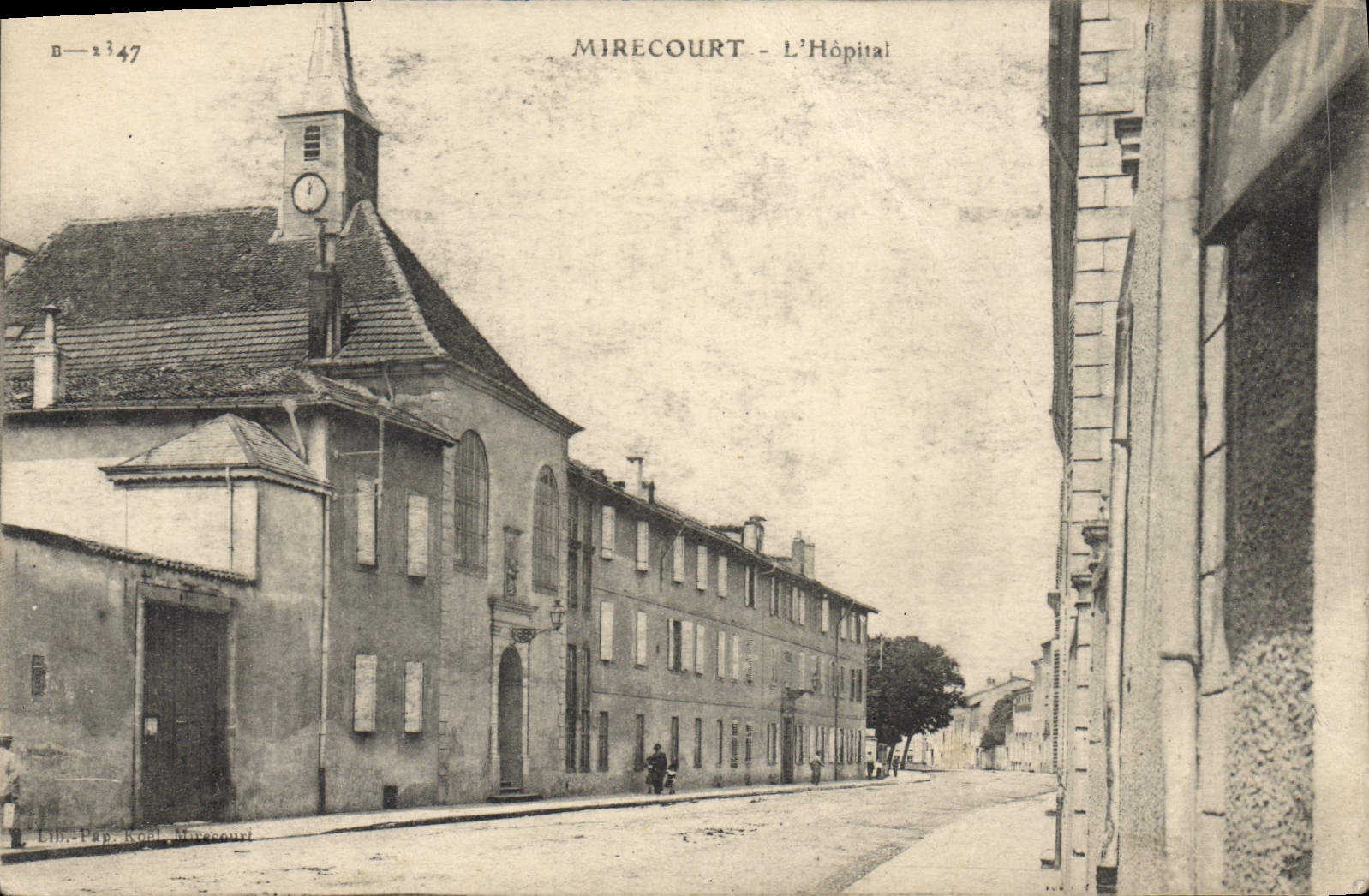 CPA Mirecourt L'Hopital