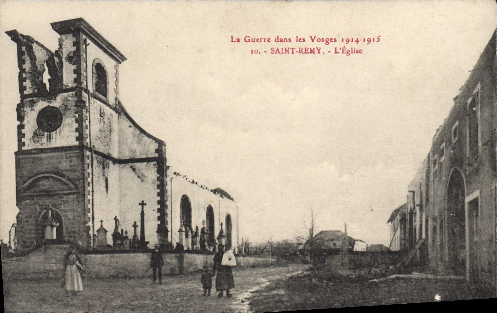 CPA Vosges Saint Remy L'Eglise