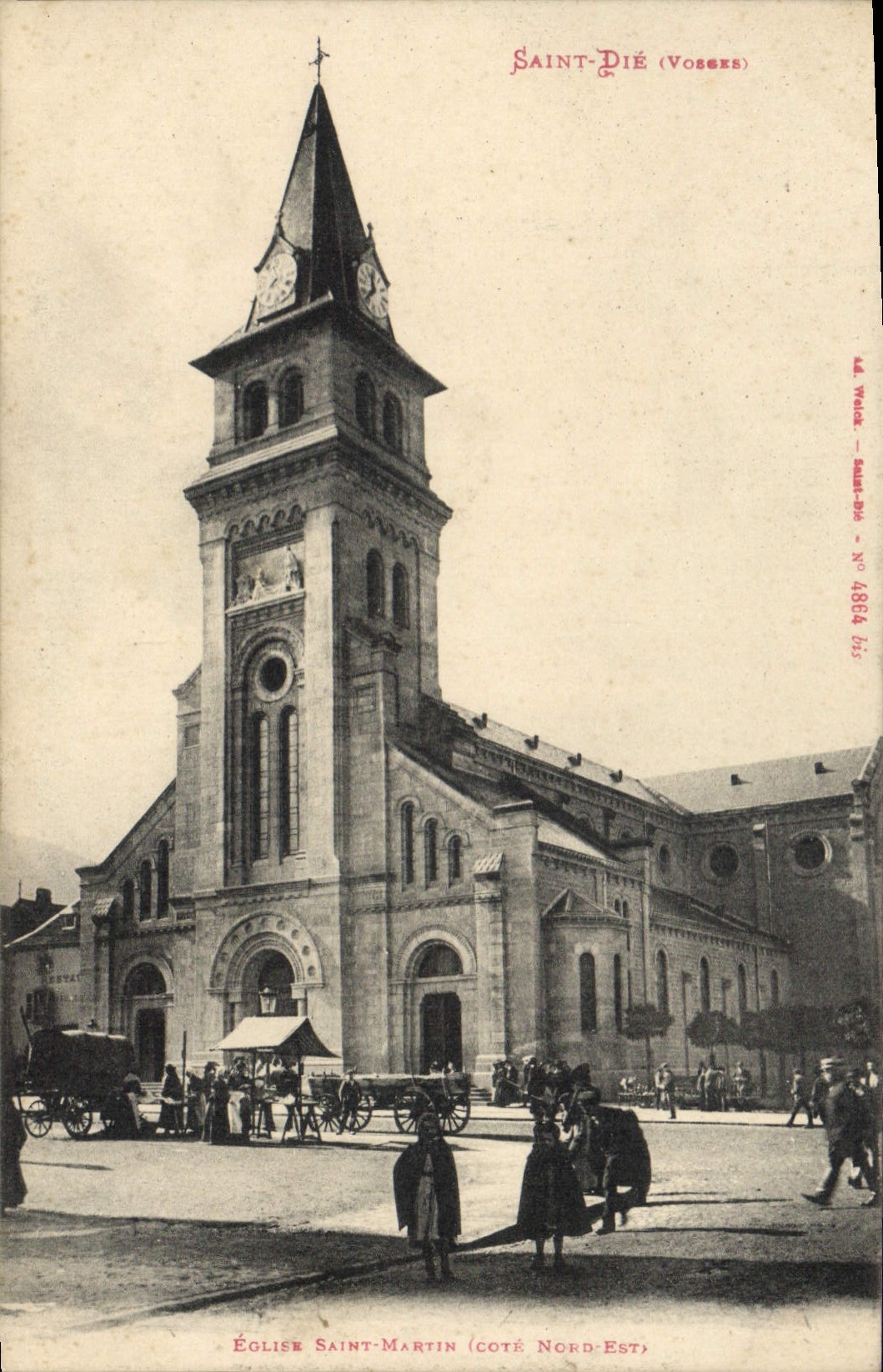 CPA Saint Die (Vosges) Eglise Saint Martin
