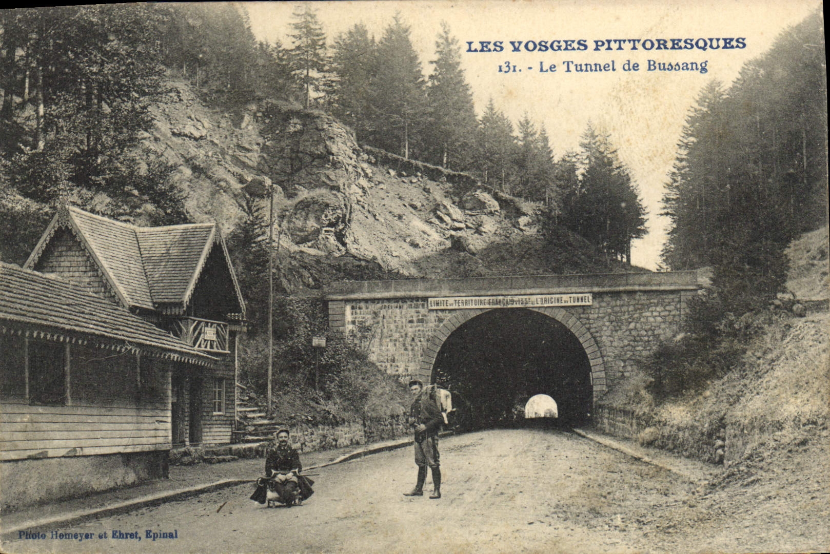 CPA Les Vosges Pittoresques Le Tunnel de Bussang