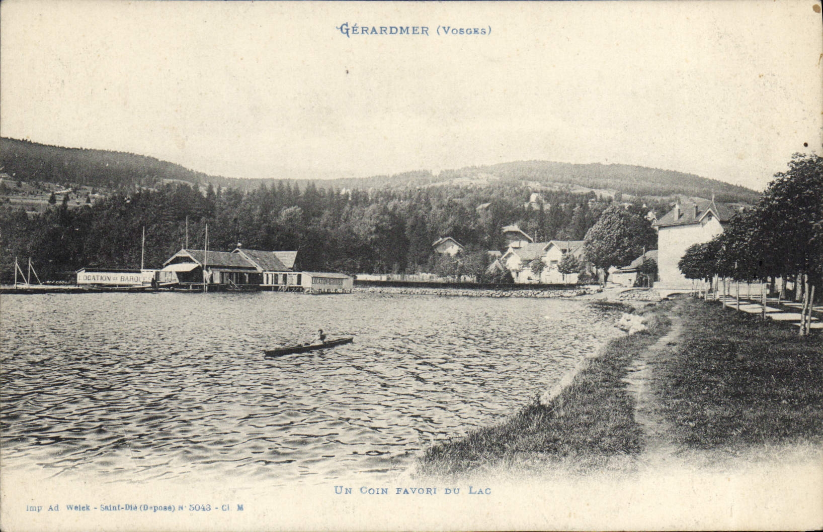 CPA Gerardmer Vosges Un coin favor du lac