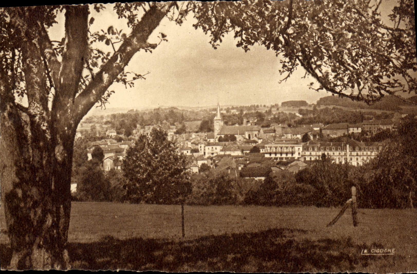 CPA Bains les Bains Vosges Vue Generale 