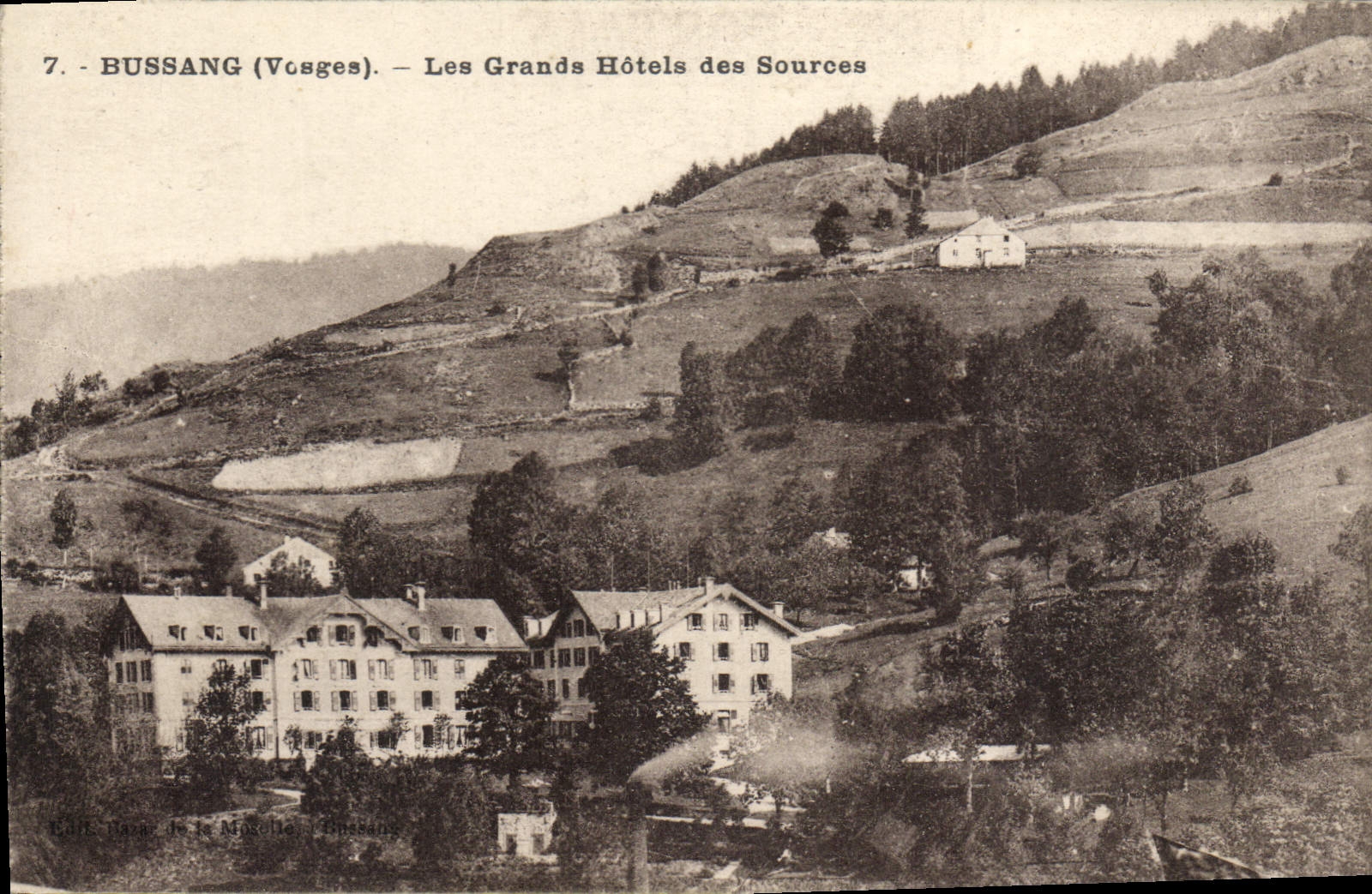 CPA Bussang Vosges Les Grands Hotels des Sources