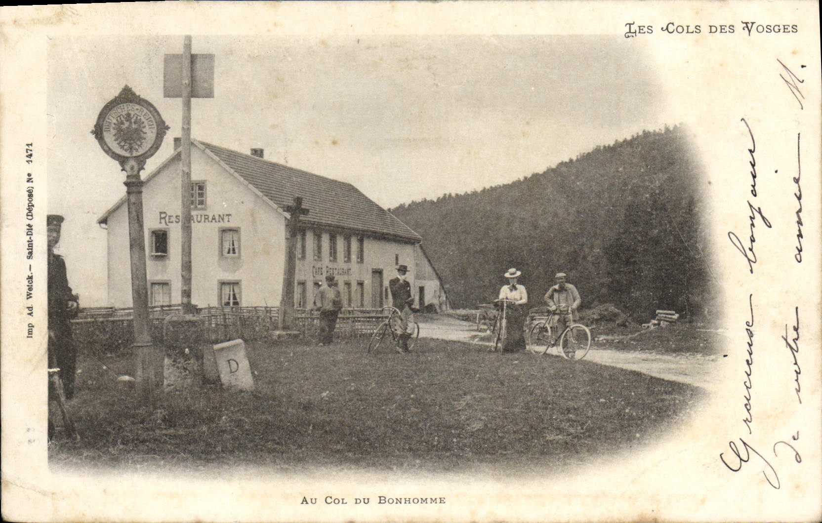 CPA Les Cols Des Vosges 