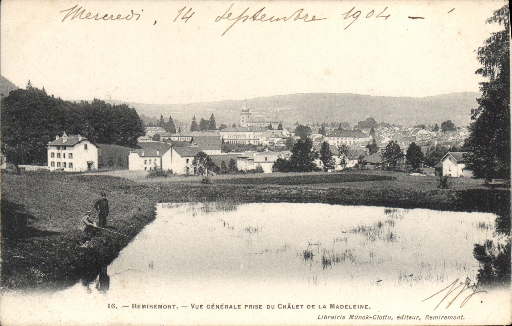 CPA Remiremont Vue Generale Prise Du Chalet De La Madeleine