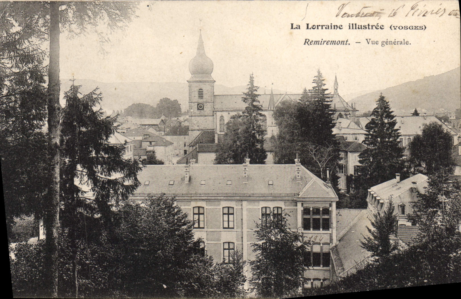 CPA La Lorraine illustree Vosges Remiremont Vue generale