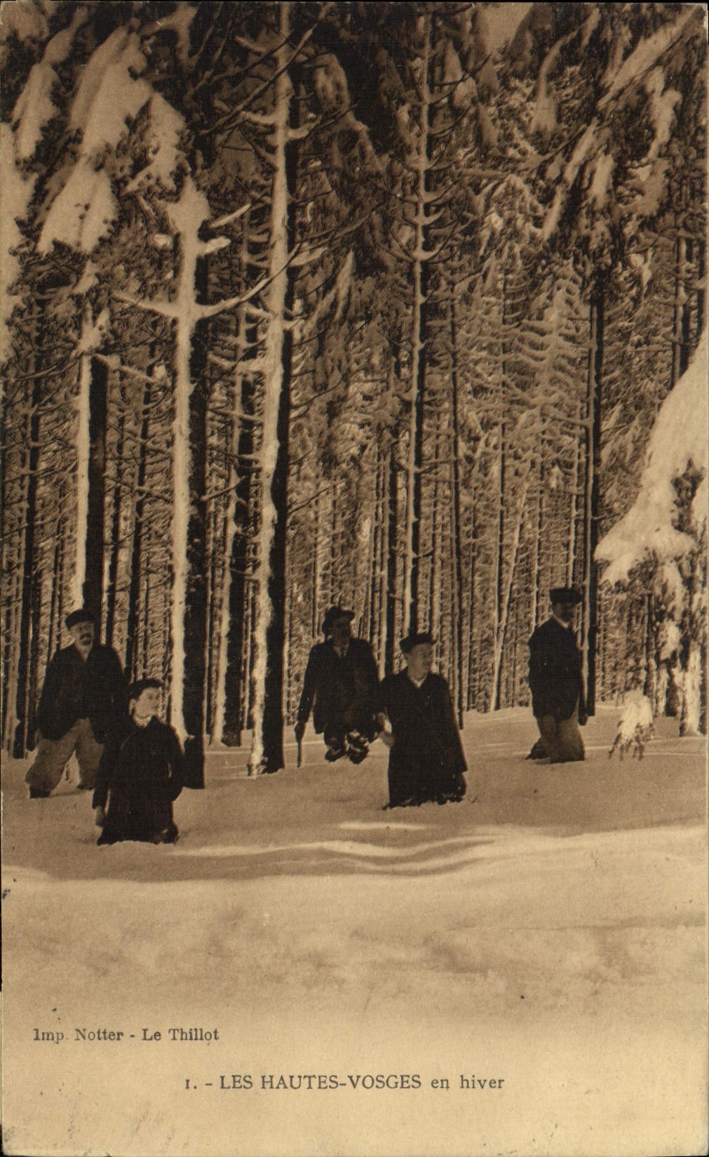 CPA Les Hautes Vosges en hiver 